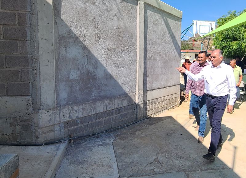 INAUGURA ALCALDE DE TEJUPILCO OBRA DE INFRAESTRUCTURA EDUCATIVA EN MONTE DE DIOS