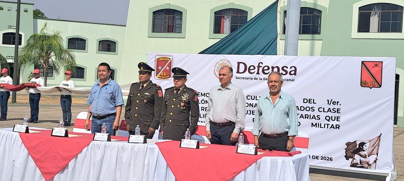 RIGOBERTO LÓPEZ RIVERA, ASISTE AL 90  BATALLÓN DE INFANTERÍA A LA CEREMONIA DE CULMINACIÓN DEL 1ER.