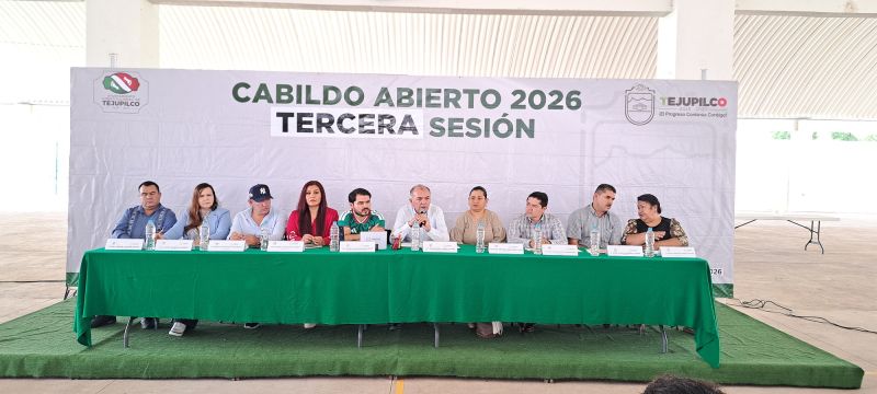 TEJUPILCO FORTALECE LA PARTICIPACIÓN CIUDADANA CON LA TERCERA SESIÓN DE CABILDO ABIERTO 2026